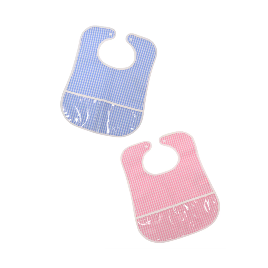 Gingham Mist Bib