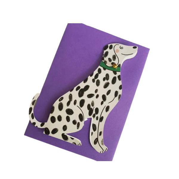 Dalmation Dog Card