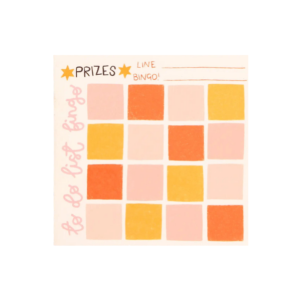 bingo notepad