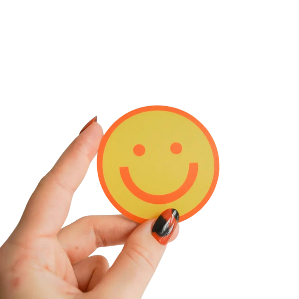 smiley sticker