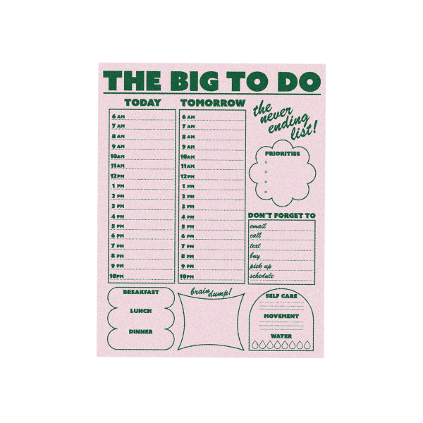 to do list