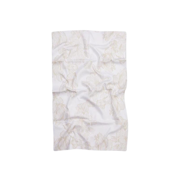 Gold Floral Tea Towel Super Absorbent 