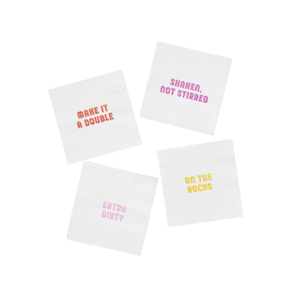 cocktail napkins