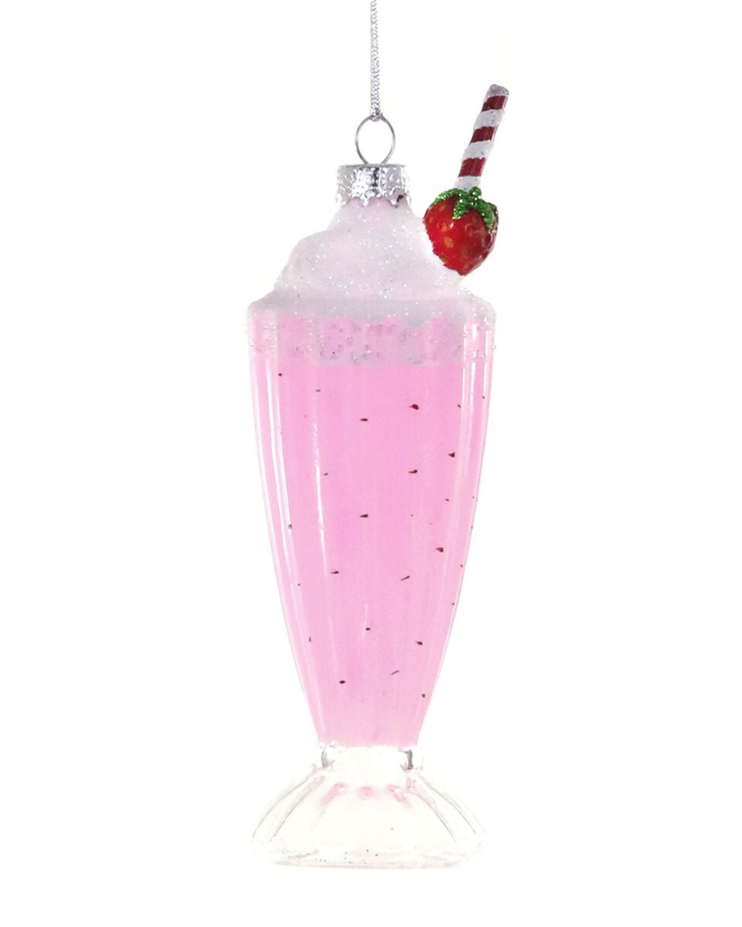 Strawberry Milkshake Ornament