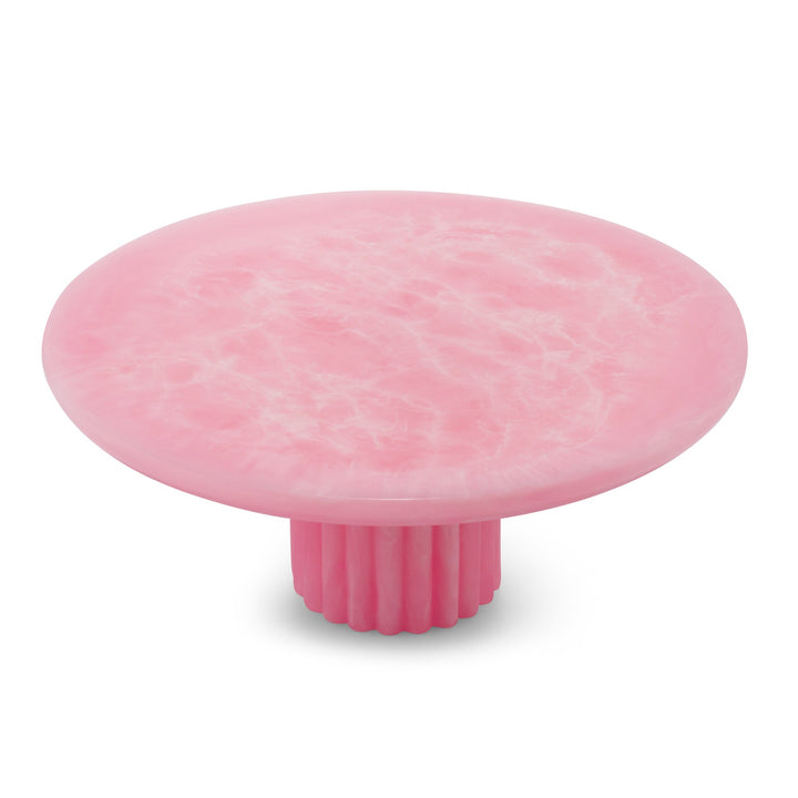 Pink Resin Cake Stand