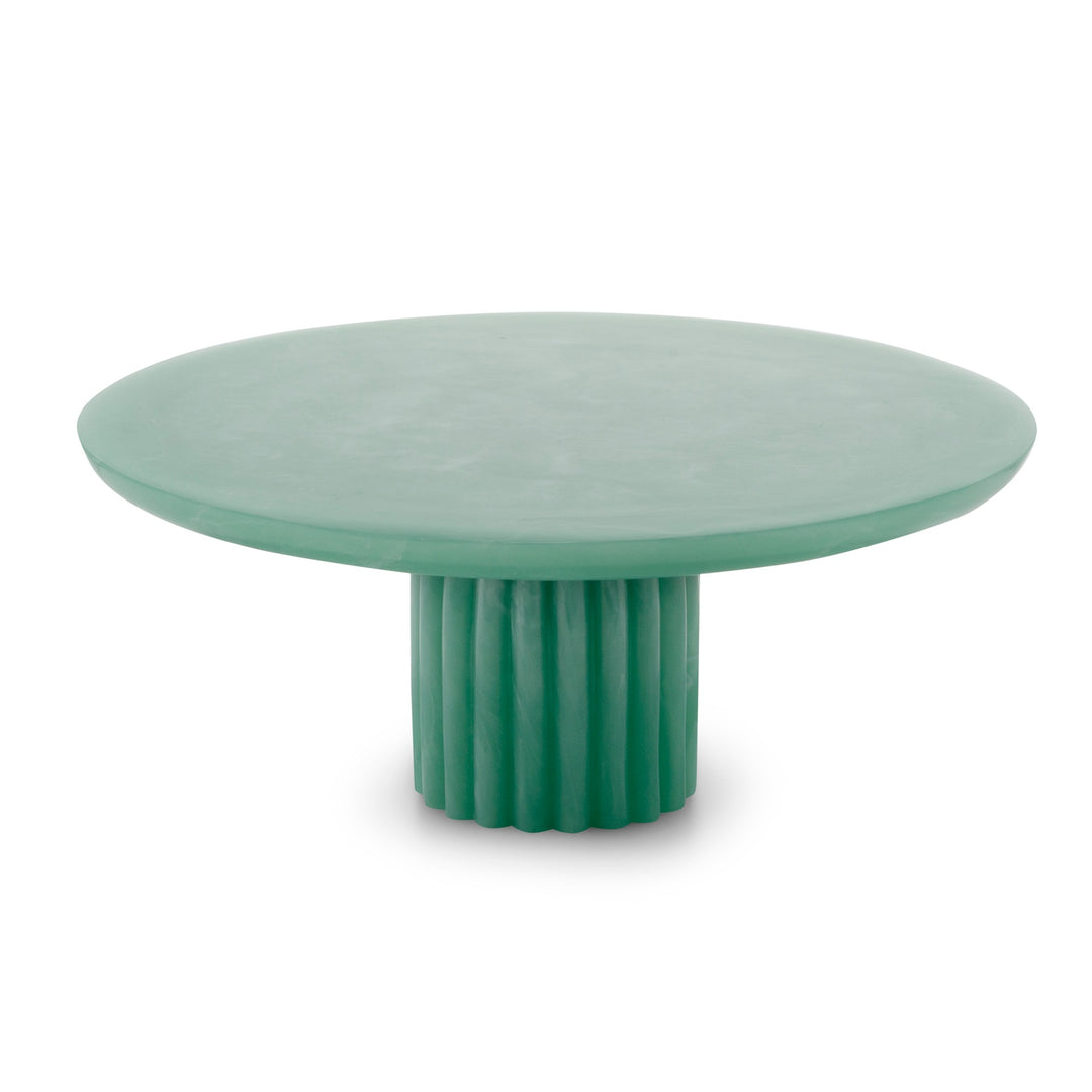Green Resin Cake Stand