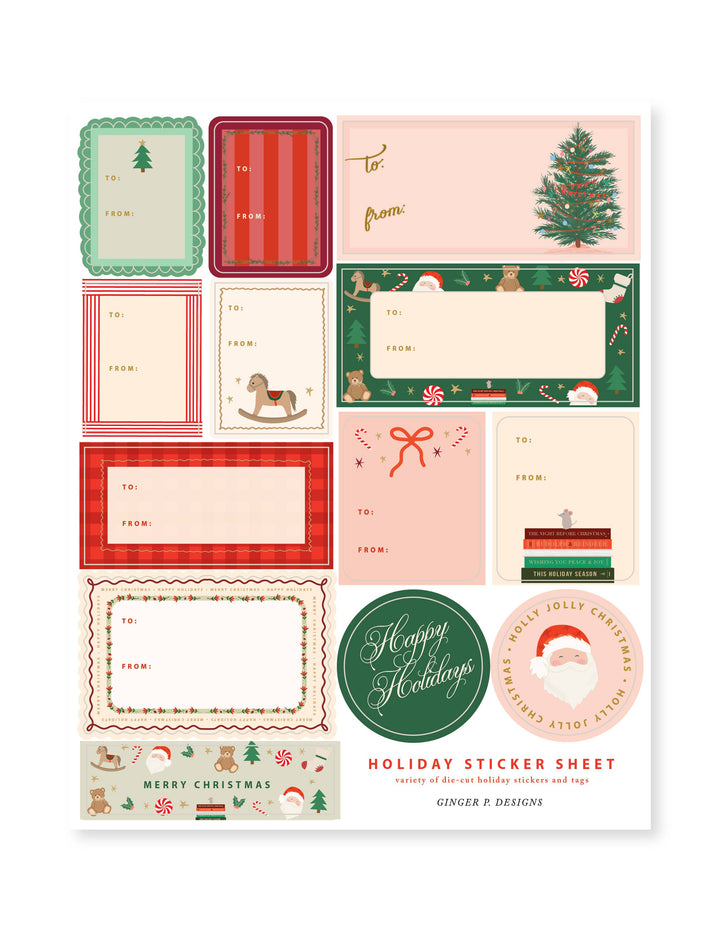 Christmas Morning Labels