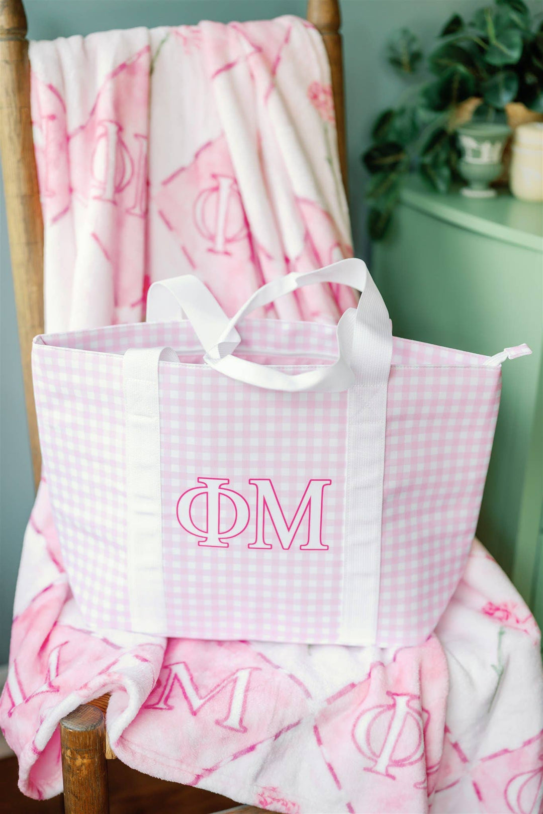 Phi Mu Tote Bag