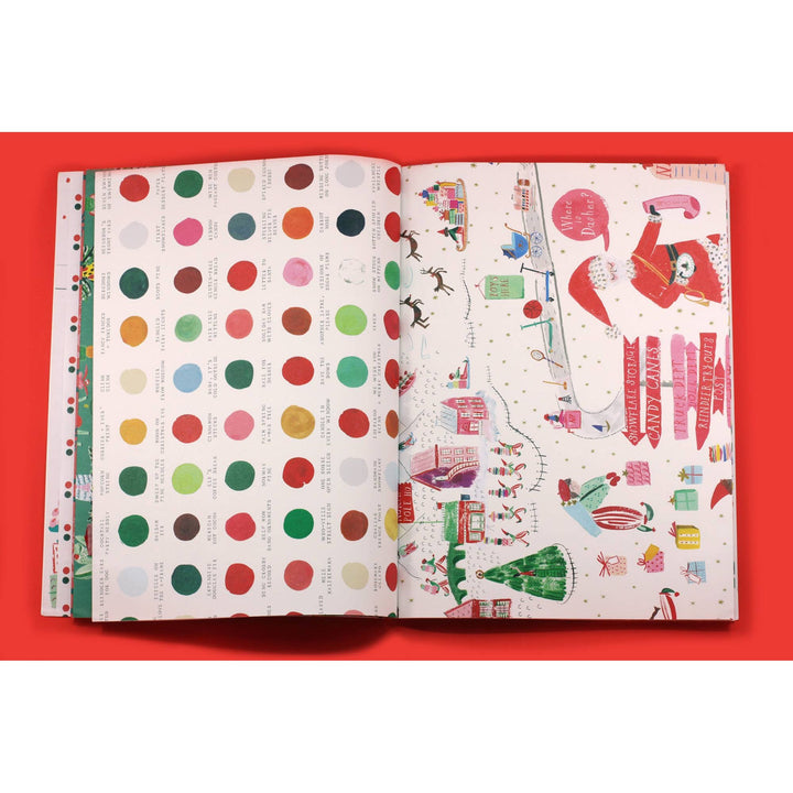 Very Delightful Holiday Wrapping Paper Book