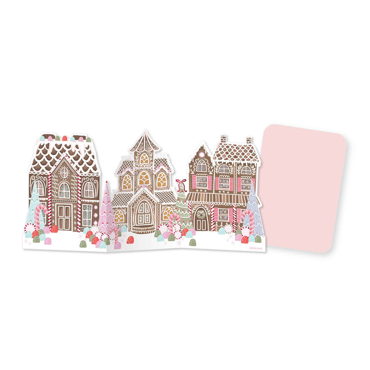 Gingerbread Village Christmas Card