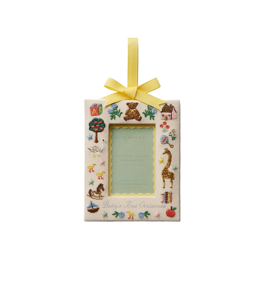 Baby's 1st Christmas Picture Ornament