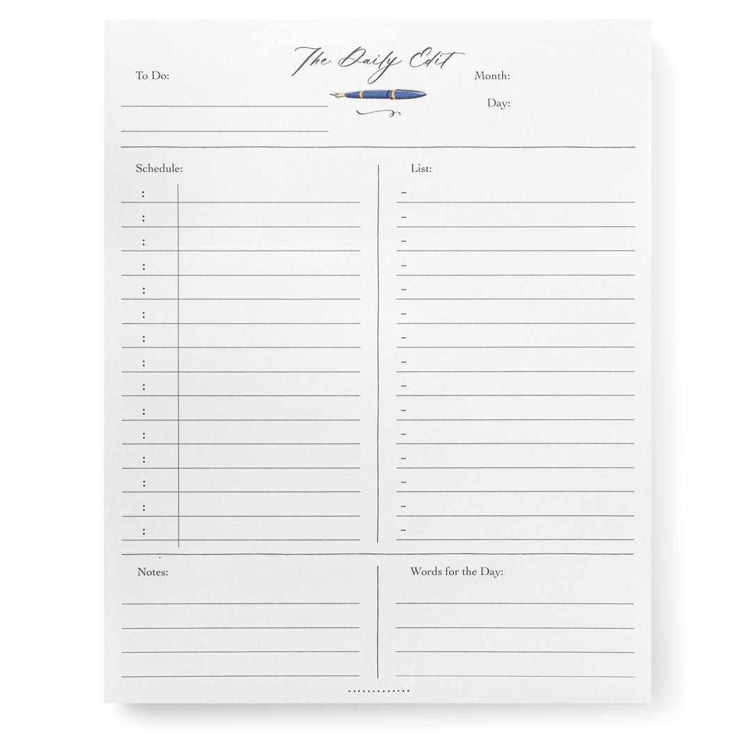 The Daily Edit Pad