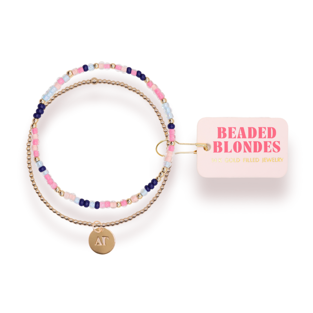 Delta Gamma Bracelet Stack