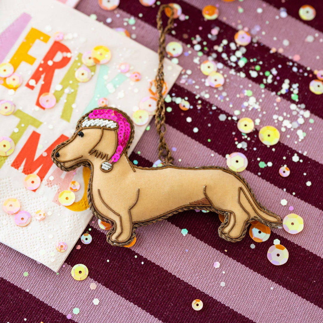 Ginny the Dachshund Ornament