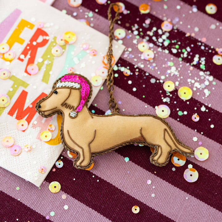 Ginny the Dachshund Ornament