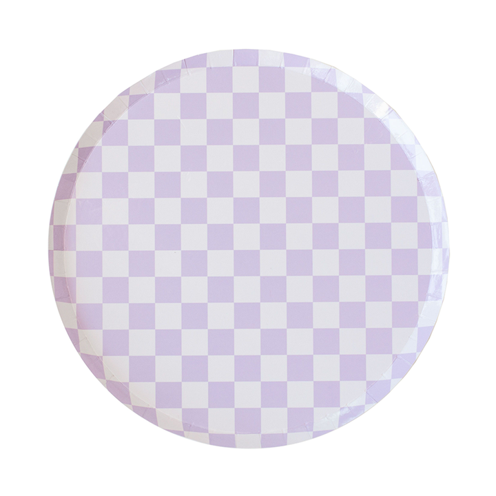 Out of the Blue Checkered Dessert Plates