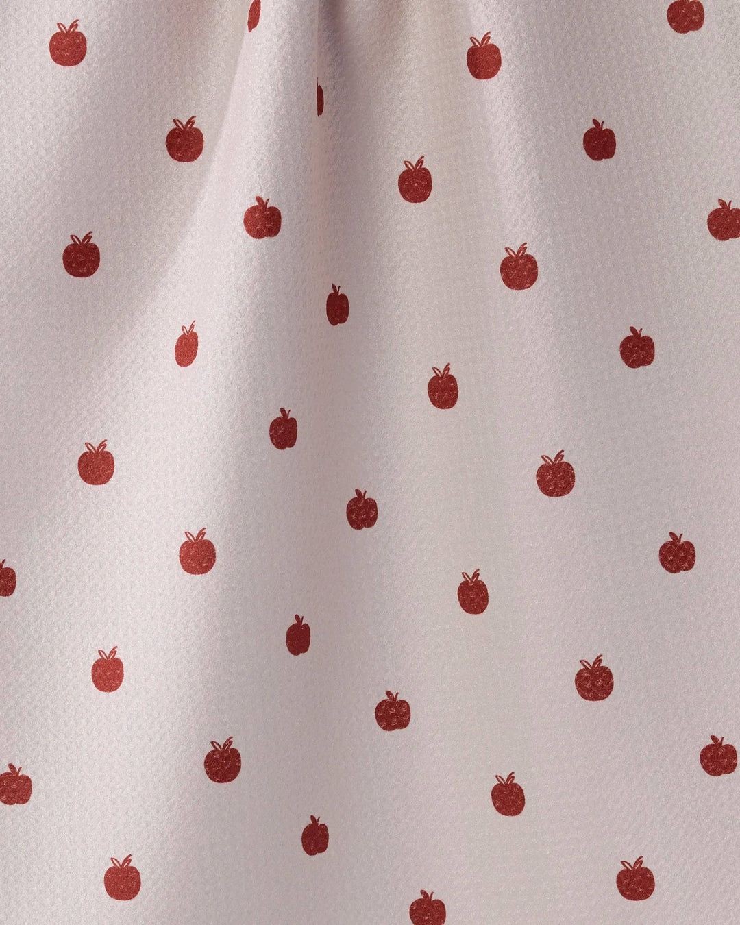 Dotty Apple Tea Towel: Off White