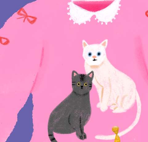 Cat Lady Birthday Card