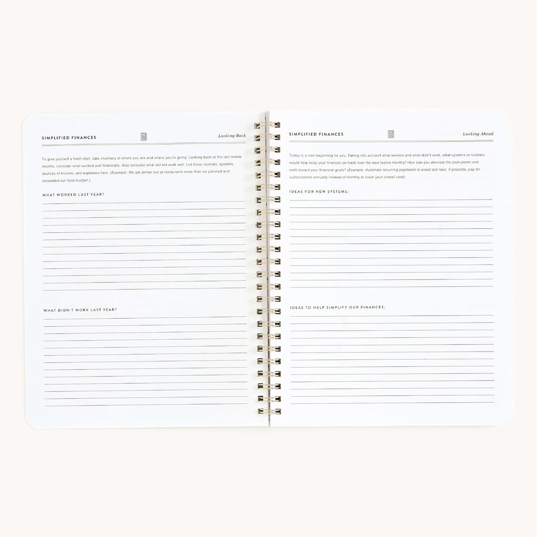 Finances Workbook