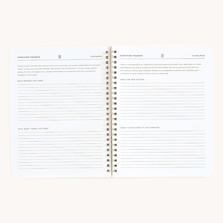 Finances Workbook