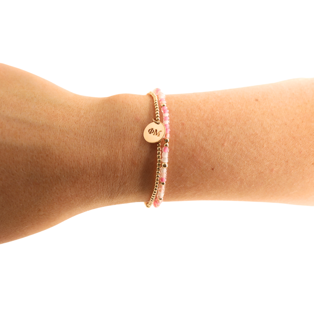 Phi Mu Bracelet Stack