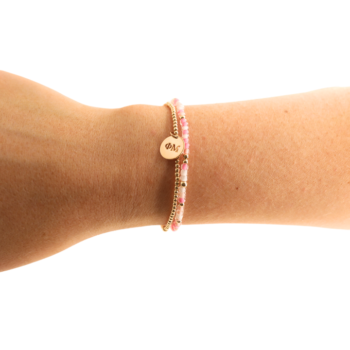 Phi Mu Bracelet Stack