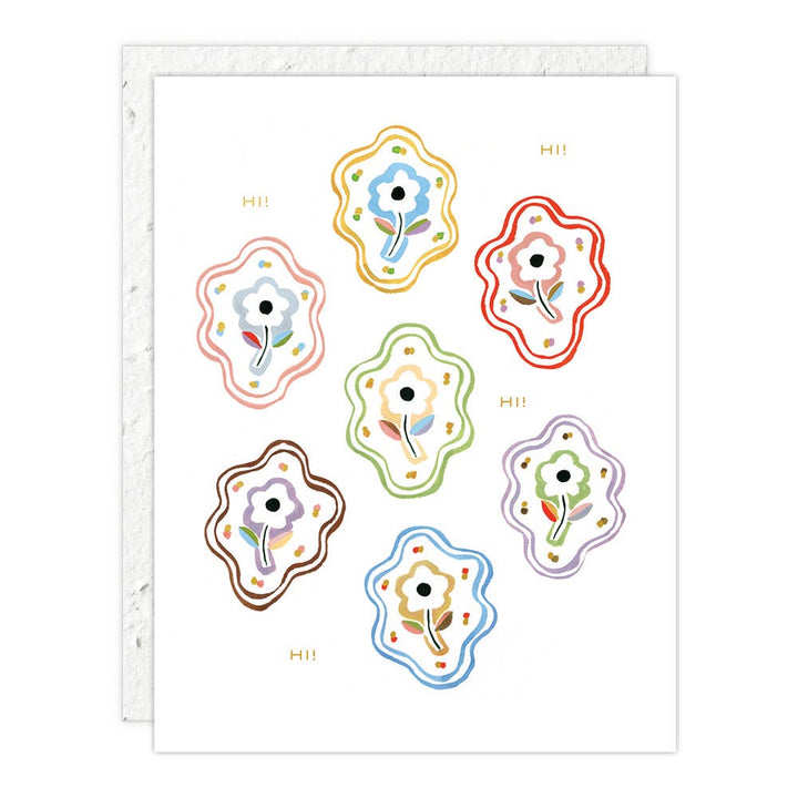 Flower Squiggles Card
