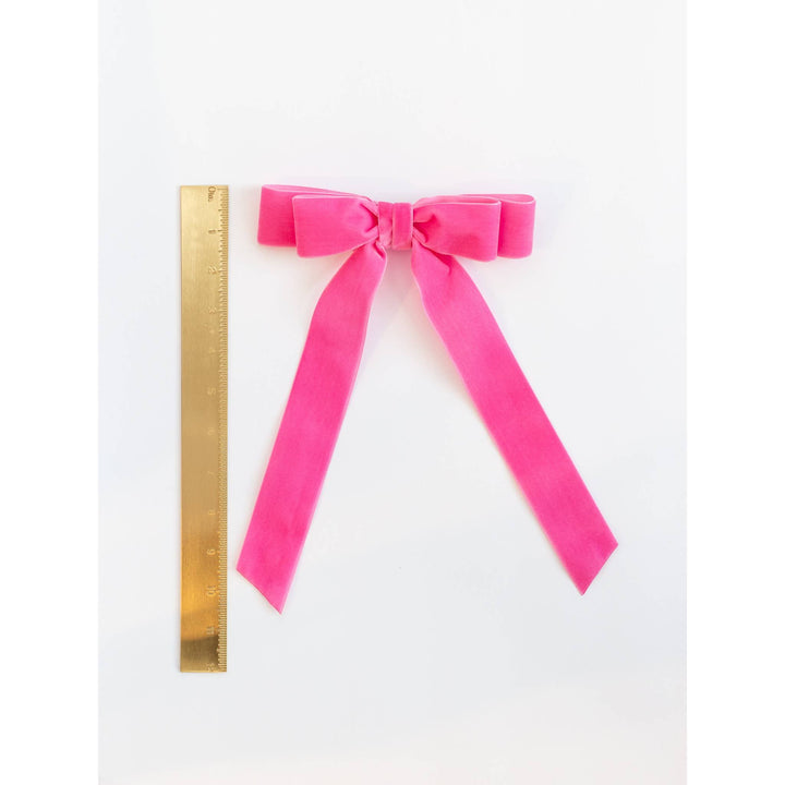 Long Bow Barrette: Red