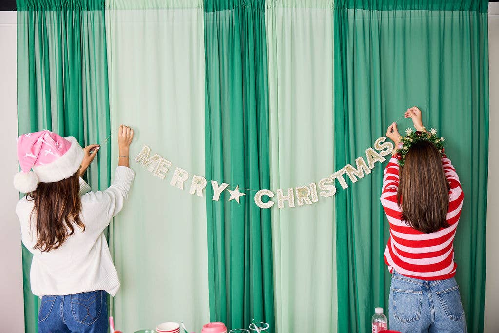 Merry & Bright Reuseable Banner