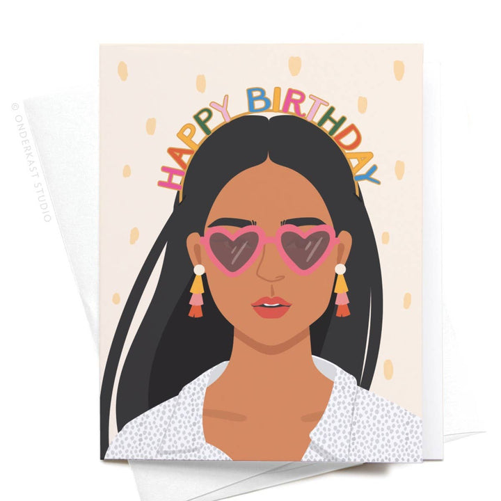 Happy Birthday Headband Card