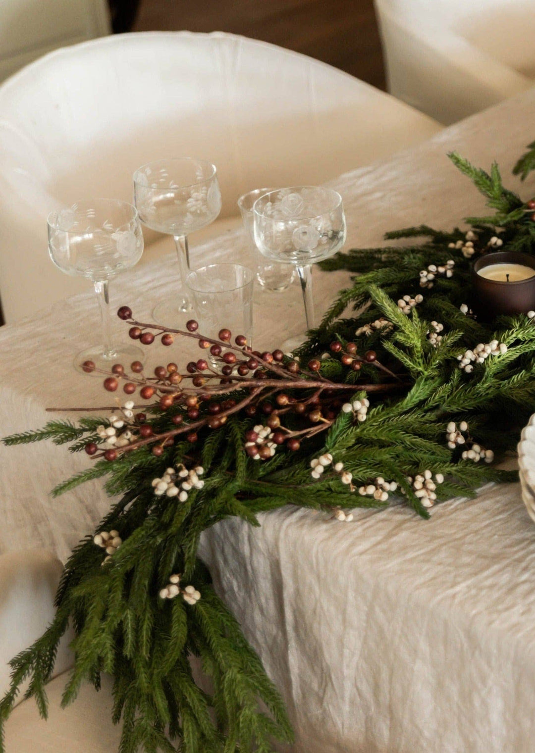 Real Touch Norfolk Pine Garland