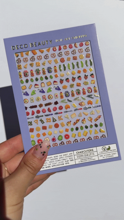 Charcuterie Nail Art Stickers