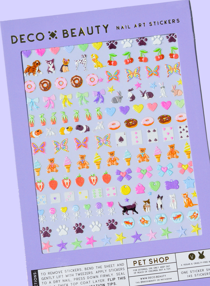 Pet Shop Nail Art Stickers