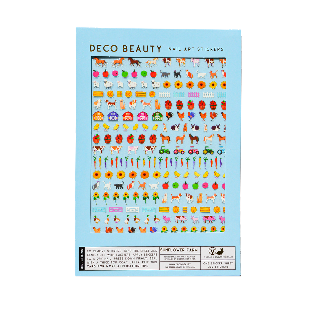 Sunflower Farm Nail Art Stickers