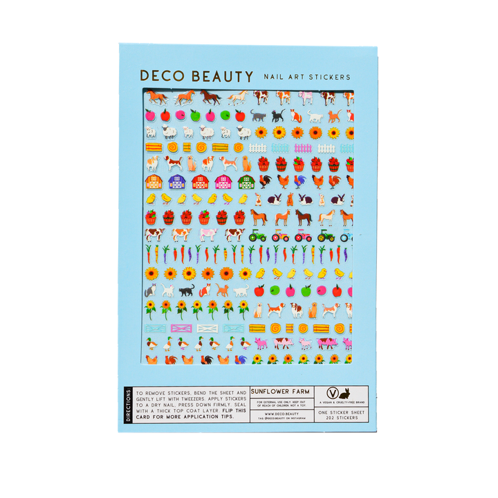 Sunflower Farm Nail Art Stickers