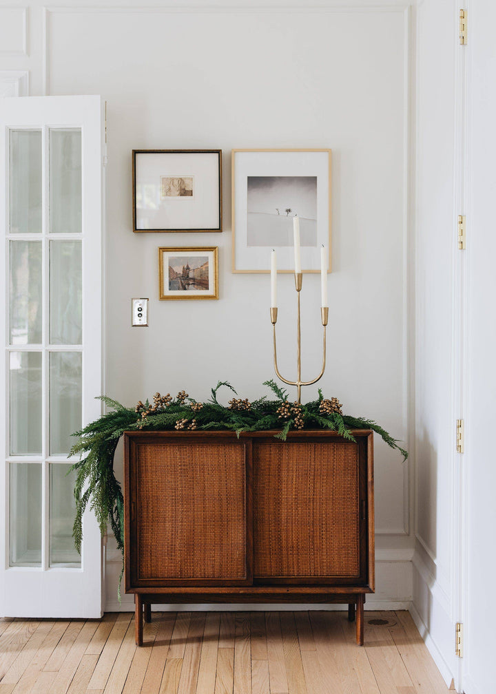 Real Touch Cedar Holiday Table Garland