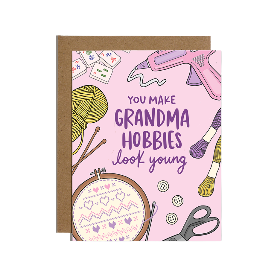 Grandma Hobbies Card
