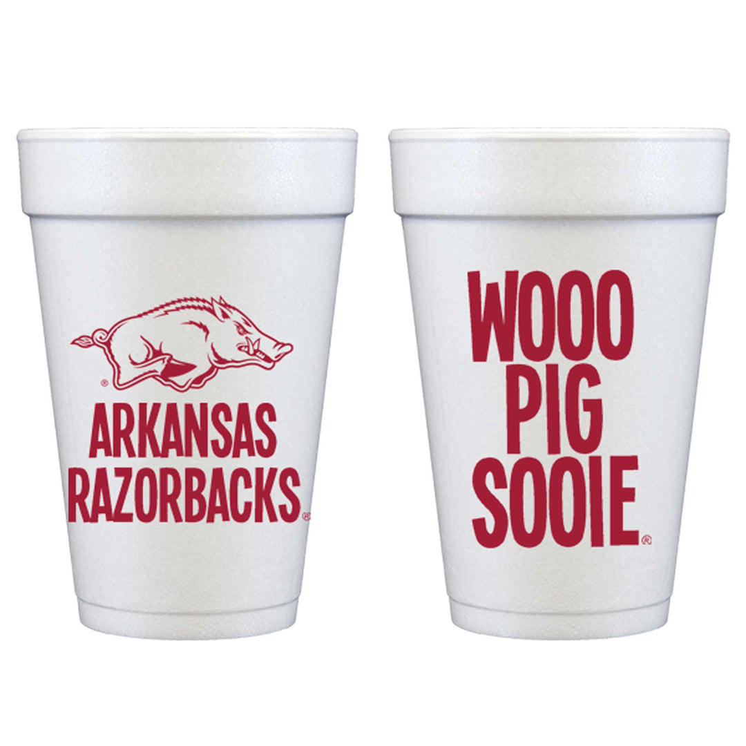 Wooo Pig Sooie Foam Cups
