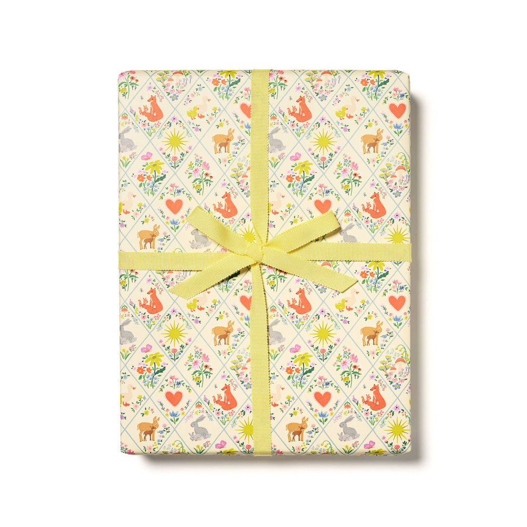 Woodland Critters Wrapping Paper