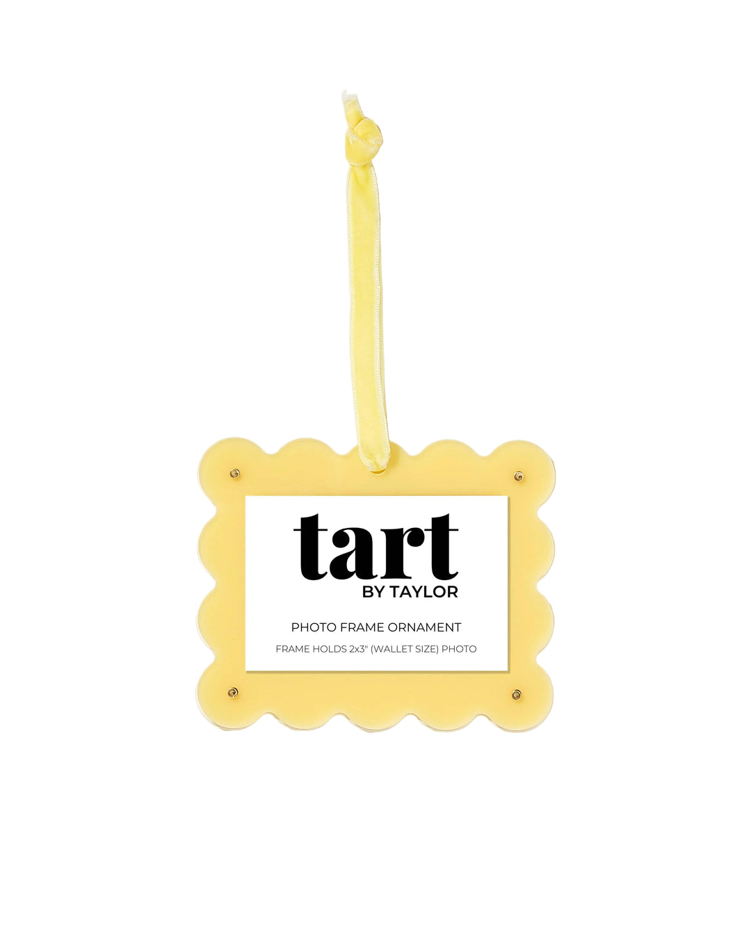 Butter Yellow Frame Ornament