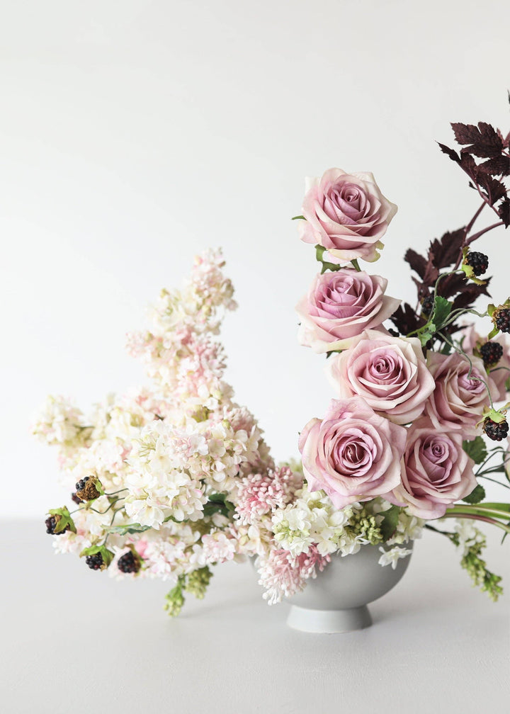 Pink Cream Artificial Lilac Flower