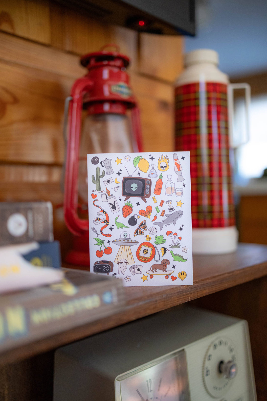 Retro Fun Illustrated Card