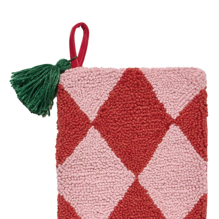 Argyle Red Stocking