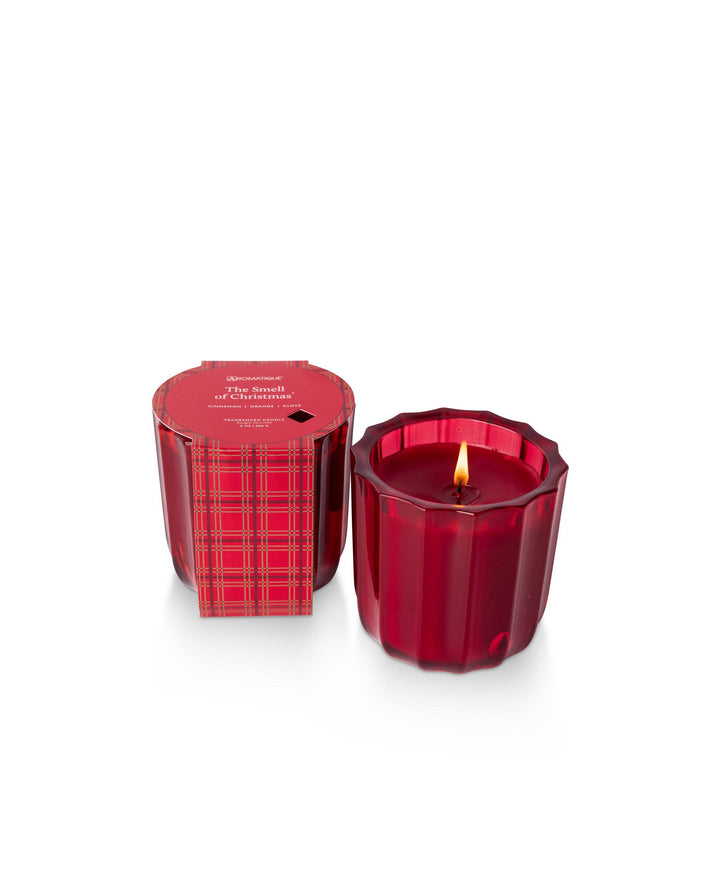 Smell of Christmas Ribbed Candle