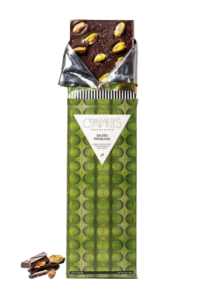 Salted Pistachio Dark Chocolate Bar