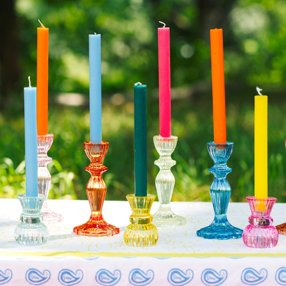 glass candlestick