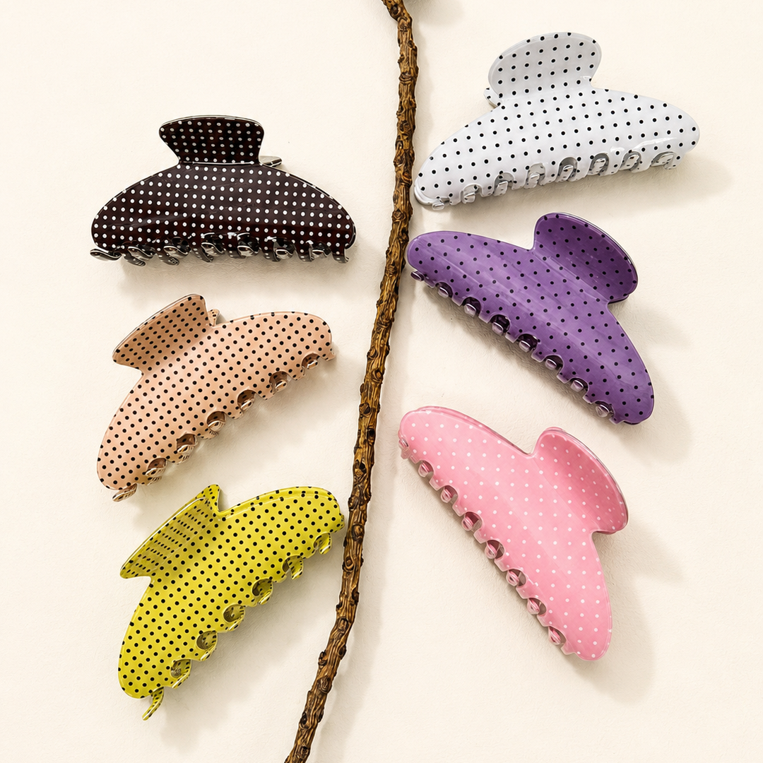 Polka Dot Hair Clip