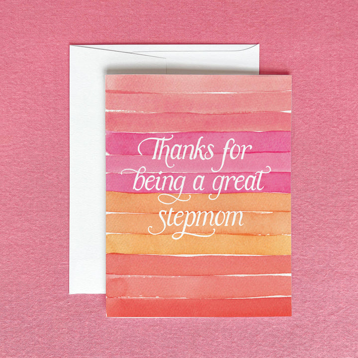 Thanks for Being a Great Stepmom Card