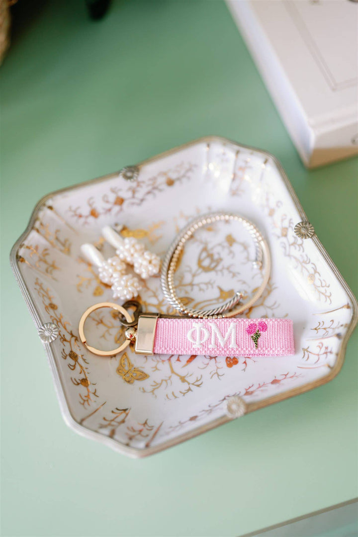 Phi Mu Keychain