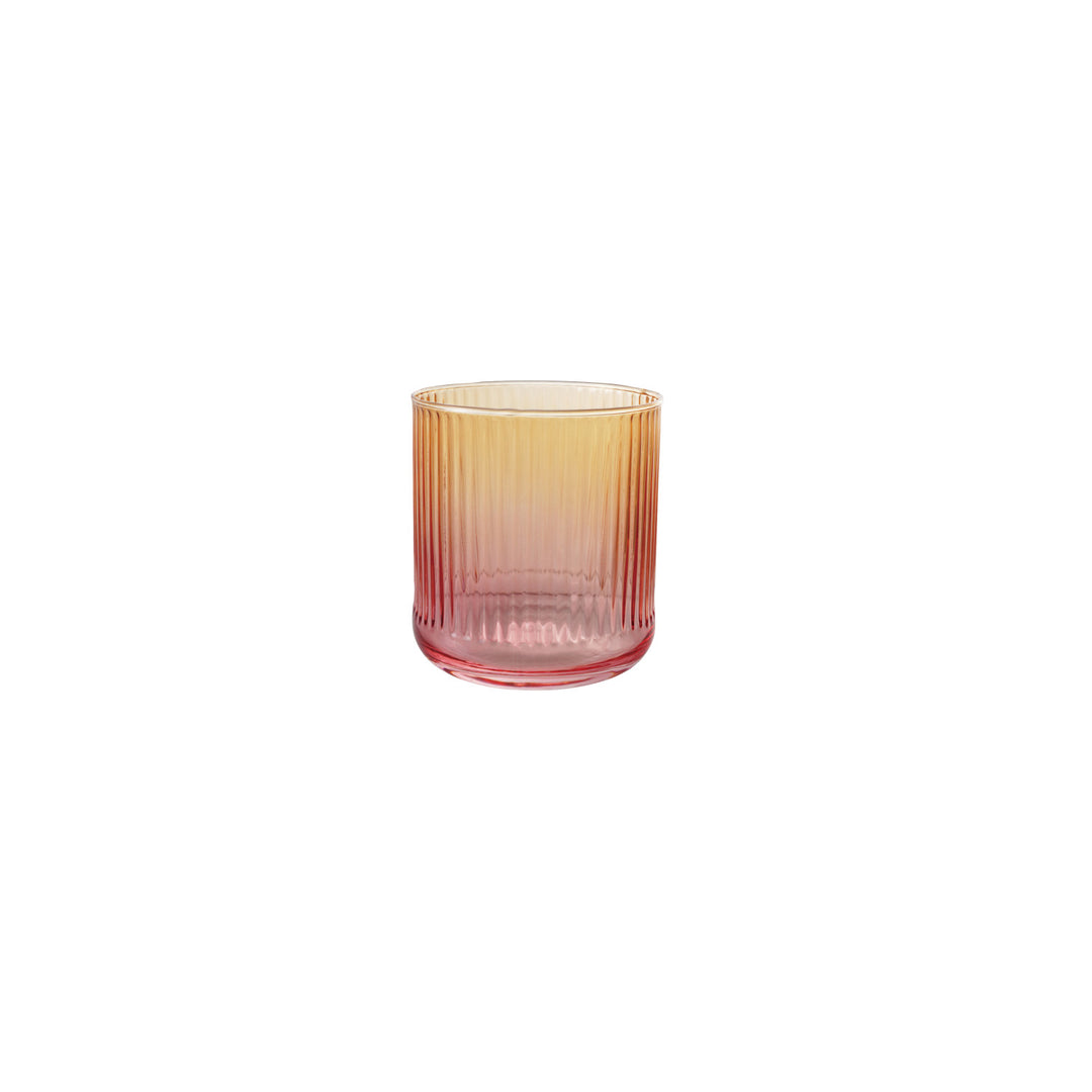 Short Ribbed Glass